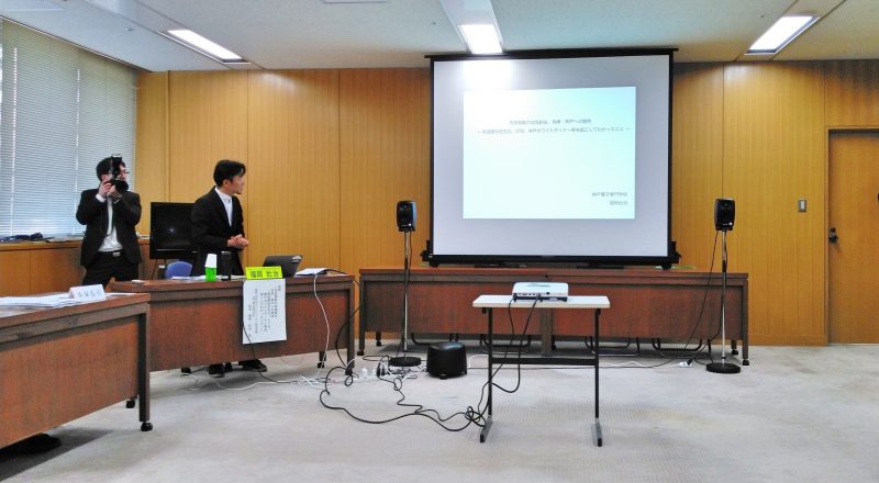 2020年2月13日(木) 神戸電子専門学校の福岡校長をお迎えして、会派で研修会