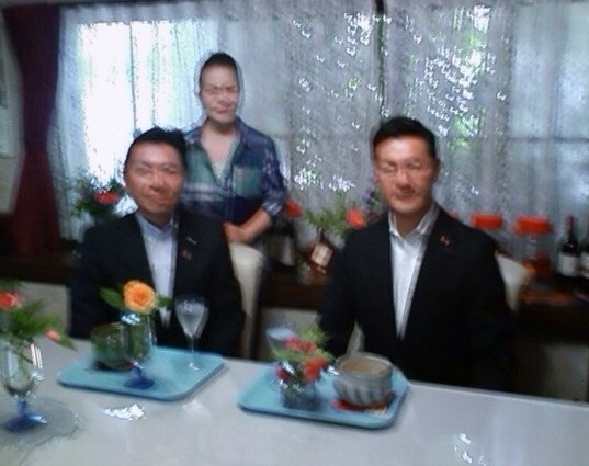 平成26年6月1日(日) 濱村衆議院議員と花柳楽風先生のお宅訪問