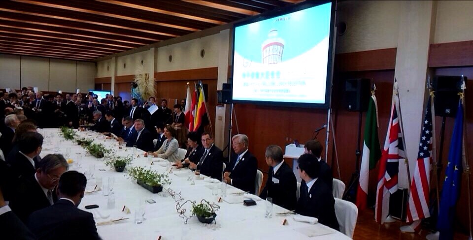 平成28年9月11日(日) G7神戸保健大臣会合の歓迎レセプションに出席