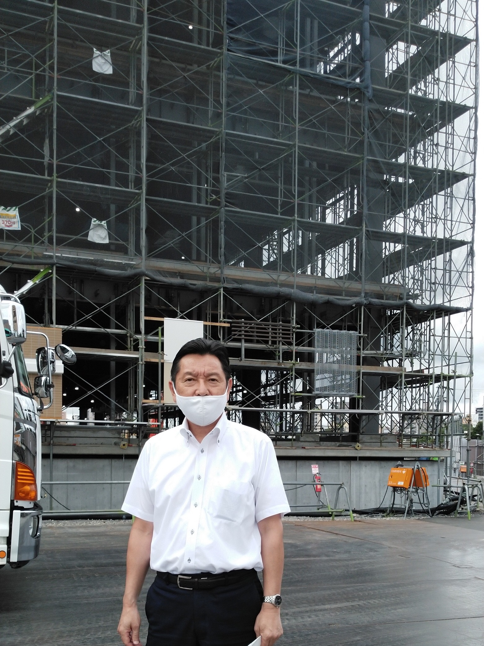 2020年9月10日(木) 健康福祉常任委員会で県立はりま姫路総合医療センター(仮称)の建設状況を視察